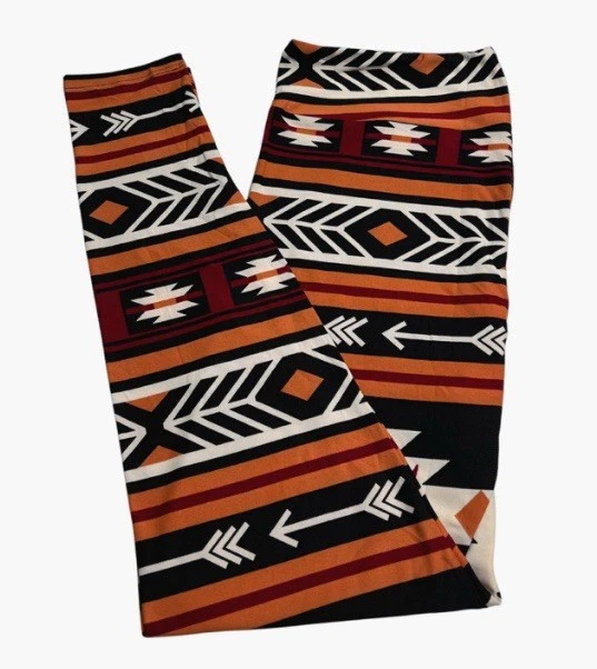 LuLaRoe Leggings TC Tall Curvy BULL Cow Ranch ANIMAL Western ARROW Aztec Casual - Image 1 of 4