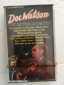 NEW RARE Sealed Doc Watson CASSETTE Out In The Country Italy Import Masters - Picture 1 of 3