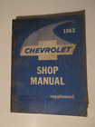 1963 Chevrolet Service Shop Manual Supplement St18