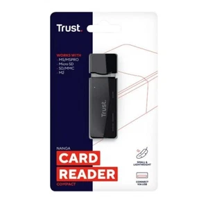 Lector de tarjetas de memoria Trust Nanga Usb 2.0 - MS/MSPRO Micro SD SD/MMC M2 - Imagen 1 de 4