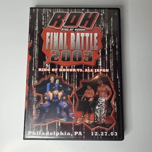 ROH Ring of Honor vs. All Japan FINAL BATTLE 2003 DVD Philadelphia - Imagen 1 de 3
