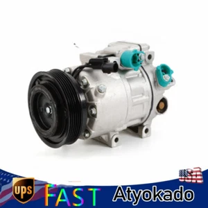AC A/C Compressor & Clutch For 07-12 Hyundai Santa Fe 06-08 KIA Optima CO 10916C - Foto 1 di 11