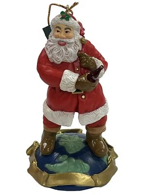 Coca Cola Santa Trim A Tree Collection Christmas Ornament “Wherever I Go” In Box - Image 1 of 4