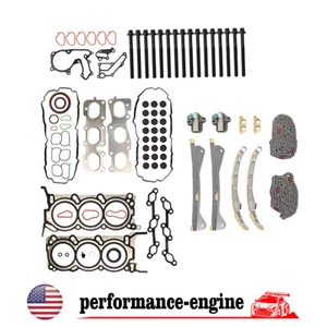 Juego de pernos de junta de cabeza de cadena de distribución para Sorento/Sedona Hyundai Kia 3,3 L V6 12-17 - Imagen 1 de 12