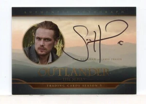 Outlander Season 5 Sam Heughan as Jamie Fraser SH1 Autograph Card - Picture 1 of 2