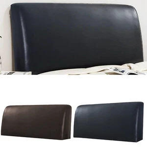 Headboard Cover PU Leather Bed Headboard Slipcover Dustproof Headboard MaBKz<< - Picture 1 of 22