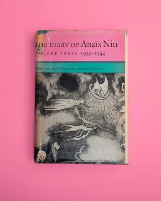 The Diary of Anais Nin Vol. 3 (1939-1944) by Gunther Stuhlmann, 1969 1st Edition Foto 1 de 4