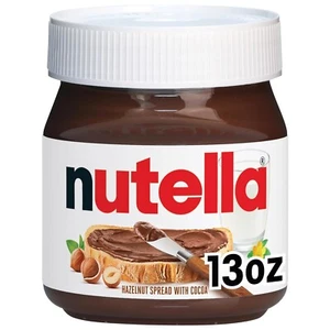 Nutella Hazelnut Spread With Cocoa For Breakfast, 13 Oz Jar - Picture 1 of 6