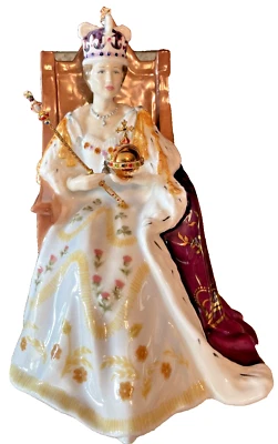 Royal Doulton Classics RARE Queen Elizabeth II Coronation #HN 4476 - Image 1 of 4