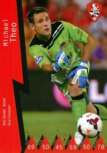 2014 2015 BRISBANE ROAR A-League Card MICHAEL THEO 1st Edition - Picture 1 of 3