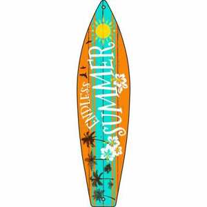 Endless Summer Novelty Metal Surfboard Sign - DS
