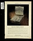 1925 Black Starr & Frost Silverware Set Vintage Print Ad 14764