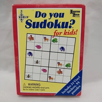 2005 Do You Sudoku For Kids University Games Complete - Image 1 of 4