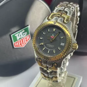 Tag Heuer Watch Quartz 35mm Men's Gray Dial Swiss Made Round WG1220-K0 New Japan - Picture 1 of 15