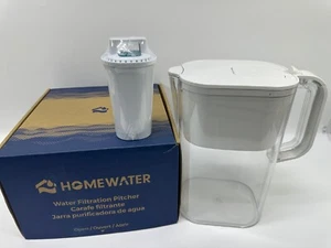 HomeWater 10-CUP Pitcher w/ 1 Filter - Picture 1 of 2