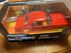 1969 Pontiac GTO American Muscle Bodyshop - orange diecast 1:18 scale, retired - Bild 1 von 11