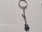 Gibson guitar with b DR87 Made From Fine English Pewter on a Split Ring Keyring 