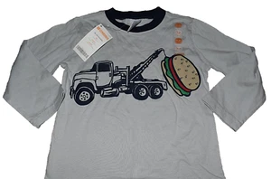5N 2016 NWT 18-24M GYMBOREE Burger Tow Truck Long Sleeve Knit T-Shirt Shirt - Picture 1 of 2