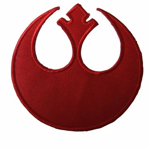 Star Wars Rebel Alliance Logo 3" Diameter Embroidered Iron on Patch - Picture 1 of 1