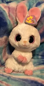 Ty Beanie Boos 6”-8” Carrots the White Bunny Rabbit w/ NMT 2010 - Picture 1 of 7