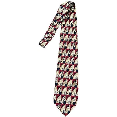 Corbata Gianfranco Ruffini Italia 100 % seda 57′′ (144 cm) Business Office Professor Foto 1 de 4