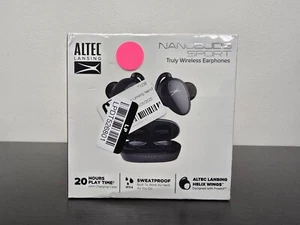 Altec Lansing NanoBuds Sport in-Ear True Wireless Earbuds - Charcoal Grey - Picture 1 of 3
