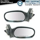 Manual Side View Mirrors Left & Right Pair Set for 98-02 Toyota Corolla