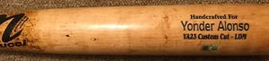 Yonder Alonso MLB Holo Game Used Bat Home Run 2018 Indians 1. 2018 Grand Slam - Bild 1 von 21