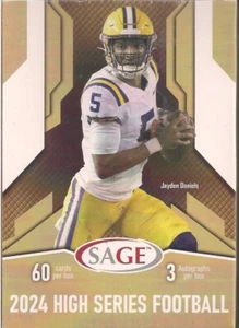 2024 Sage Football High Series Caja Bláster Sellada de Fábrica 3 Autos 60 Novatos - Imagen 1 de 4