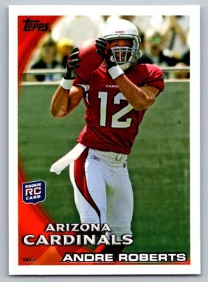 2010 Topps Andre Roberts Rookie Arizona Cardinals #423 - Image 1 of 2