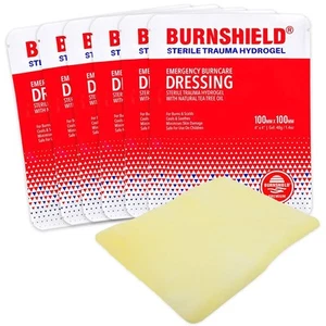 4" X 4" Burn Dressing, Sterile - 6 Count - Picture 1 of 7