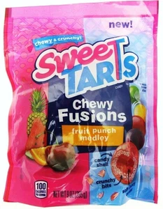 Sweetart Chewy Fusions ~ American Candy ~ 9oz bag ~ Sweet Tarts Resealable Bag - Picture 1 of 5