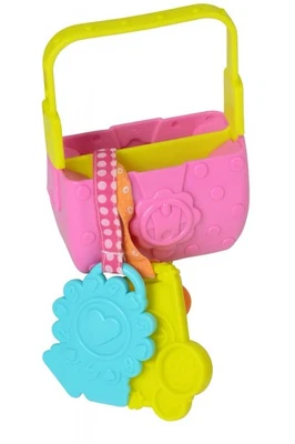 Nuevo Evenflo ExerSaucer Dulce Fiesta del Té Rosa Cartera Actividad Juguete Repuesto Foto 1 de 2