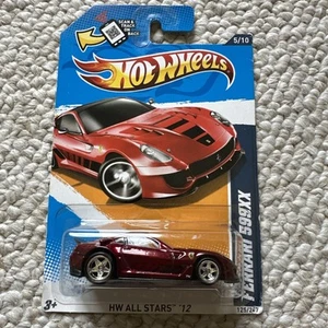 2012 Hot Wheels Ferrari 599XX Super Treasure Hunt STH HW All Stars ‘12 Red Rare - Picture 1 of 24