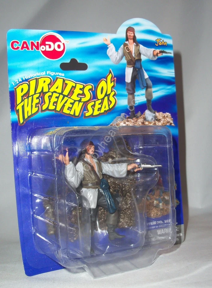 1:24 DRAGON CAN.DO PIRATAS DE LOS 7 MARES JOHN 20066 UN NIP JACK SPARROW SELLADO Foto 1 de 2