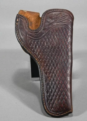 Funda de cuero vintage mecanizada a mano - 7" de largo para diestros Foto 1 de 3