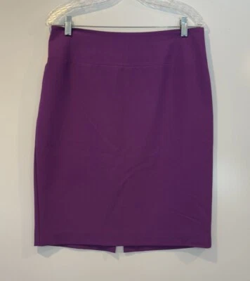 Falda lápiz púrpura Ellen Tracy para mujer talla 8 (1737) Foto 1 de 4