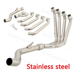 Exhaust System Mufflers Front Header Pipe For QJMOTOR QJ800GS-G SRK800RR 2023 - Picture 1 of 7