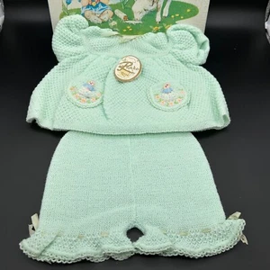 Vestido De Colección Verde Como Nuevo Renzo Raro Petti 3-6 Meses Bloomers Italia En Caja - Imagen 1 de 12