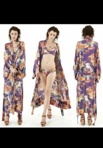 Spell And The Gypsy Wild Horses Kimono Excellent Condition - Picture 1 of 8