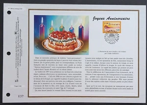 Feuillet CEF 1er jour 1368 1998 Joyeux Anniversaire - Bild 1 von 1