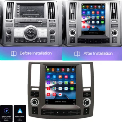 Radio estéreo para coche 9,7" Android 11 GPS 2+32G para 06-08 Infiniti FX35 FX45 Carplay Foto 1 de 4