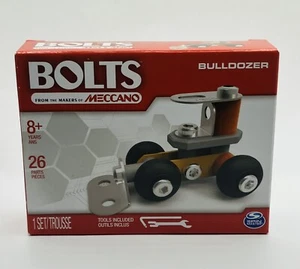 BOLTS Meccano - BULLDOZER AND HELICOPTER Metal MODELS BUILDING KIT - NIB - Picture 1 of 3