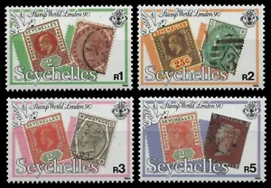 Seychelles 1990 - Mi-Nr.o 718-721 ** - Estampillada sin montar o nunca montada - Marca por marca - Imagen 1 de 1