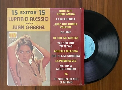 Lupita D’alessio - 15 Exitos Canta A Juan Gabriel [LP VINYL] Orfeon Mexico 1985 - Image 1 of 4