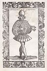 Venezia Venice Man Costume Tradizionale Holzschnitt Xilografia Vecellio 1590