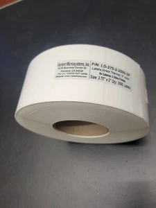 4 rolls Direct Thermal Printer Labels, White, 2.75"x2", 2500/roll, 3" core, perf - Picture 1 of 2