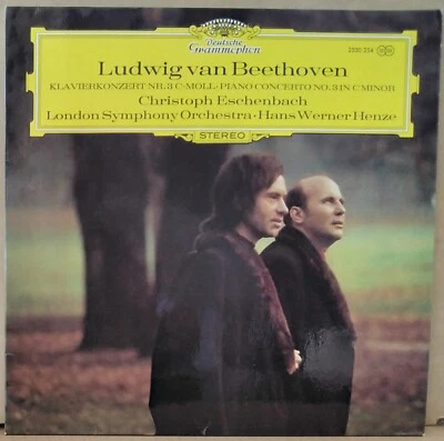 DG 2530 254 GERMANY ED 1 BEETHOVEN - KLAVIERKONZERT NR. 3 ESCHENBACH HENZE LP - Image 1 of 3