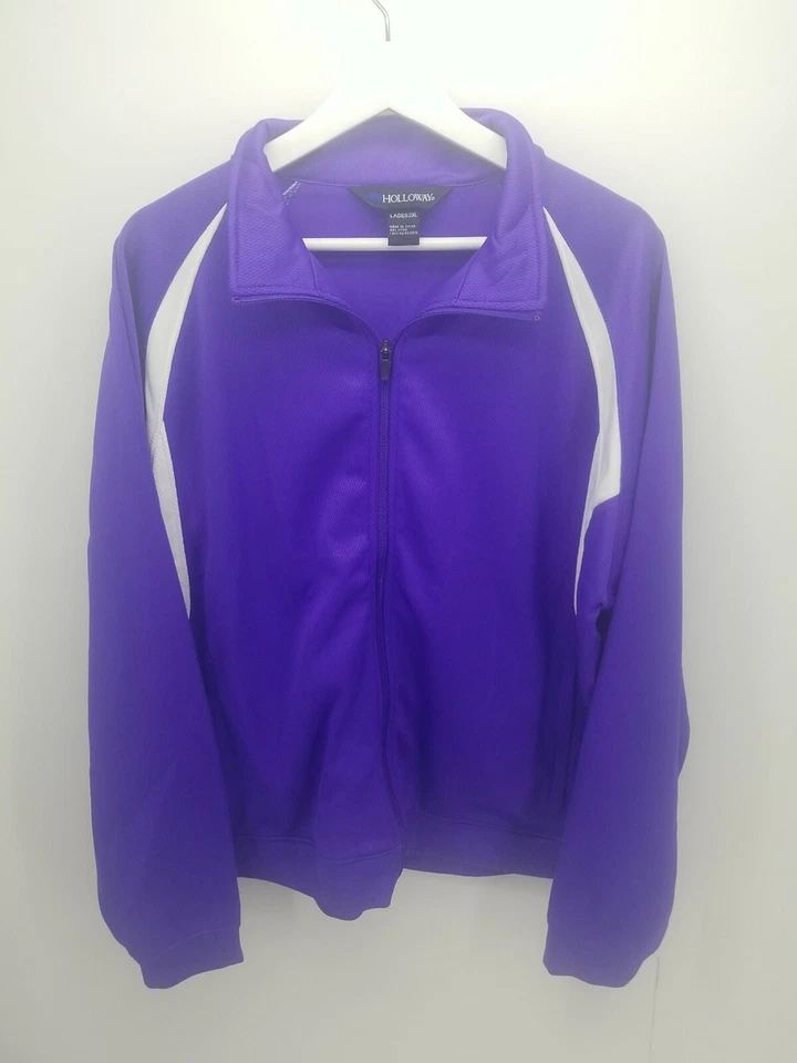 Chaqueta de rendimiento de entrenamiento Holloway para dama púrpura talla 2XL Foto 1 de 4