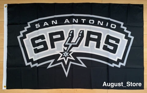 San Antonio Spurs 3x5 ft Flag Banner NBA Cover